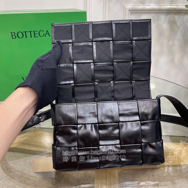 Bottega veneta高端女包 KF0022 寶緹嘉CASSETTE五格油臘皮女包 BV經典款小牛皮編織單肩斜挎包  gxz1349